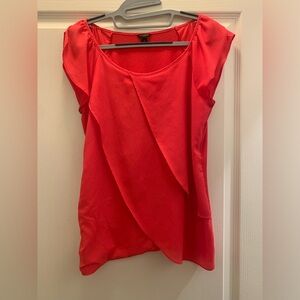 Bright pinkish red blouse